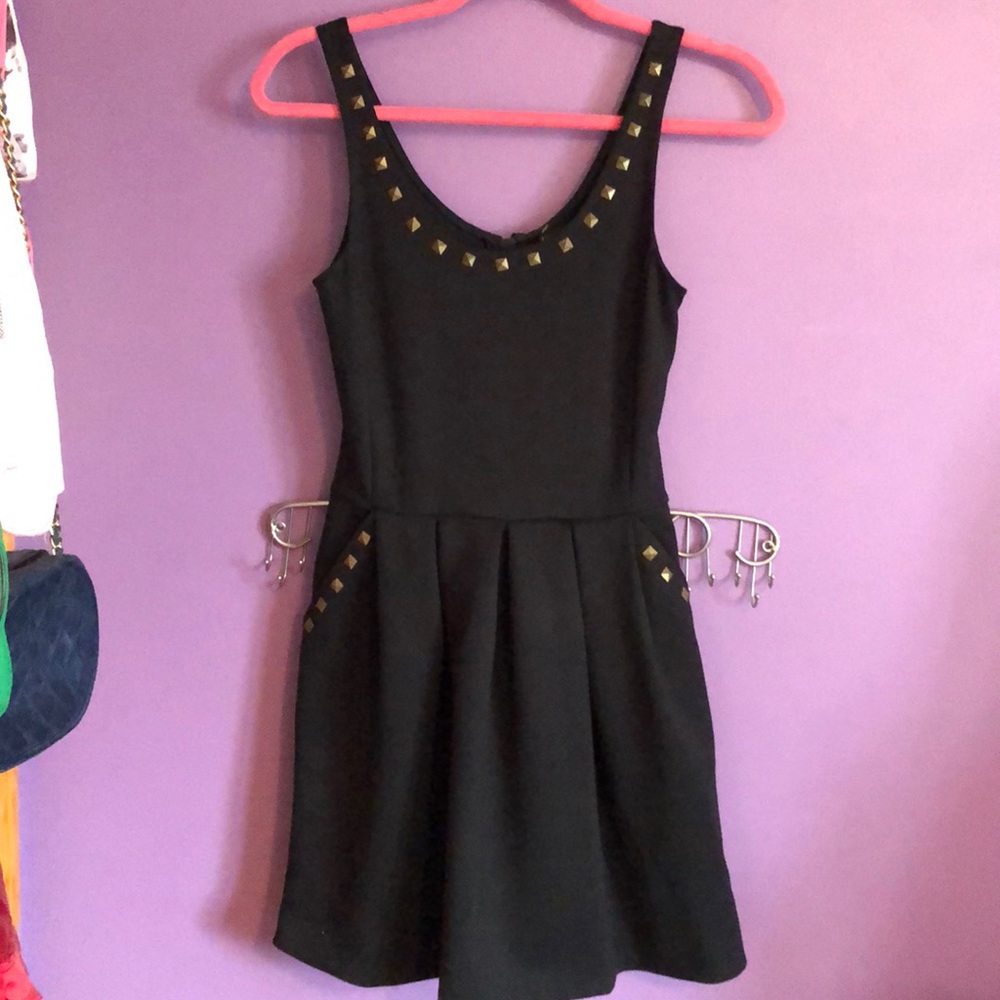 Aeropostale Black studded dress